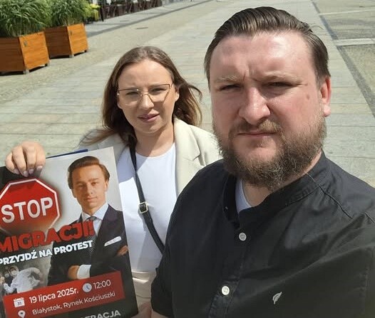 Ogólnopolski protest Konfederacji „Stop migracji”. Pikieta także w Białymstoku