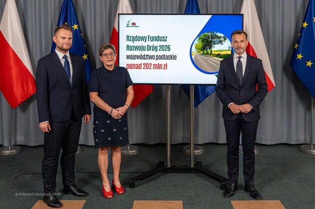 Ponad 202 mln zł na lokalne drogi w Podlaskiem. Ruszył wyścig po dofinansowanie