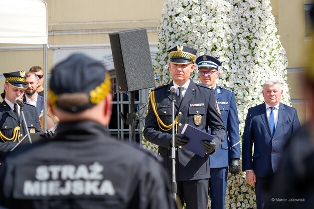Święto Straży Miejskiej w Białymstoku. Ślubowania, awanse i nagrody