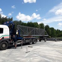 HDtranS Tomasz Grygoruk. Usługi transportowe z HDS. Kontenery - montaże zapleczy. Naprawa, remonty.