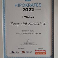 Gabinet Okulistyczny dr n. med. Krzysztof Sabasiński specjalista chorób oczu