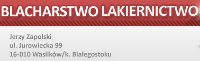 Auto Serwis Jerzy Zapolski Lakiernictwo, Wulkanizacja, Klimatyzacja