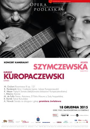 Koncert kameralny w Operze i Filharmonii Podlaskiej 