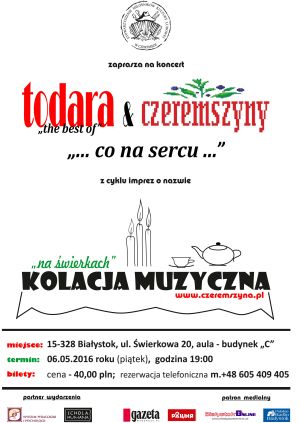 Kolacja muzyczna na świerkach: Todar & Czeremszyna