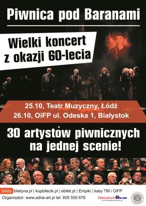 Piwnica pod Baranami: Wielki koncert z okazji 60-lecia