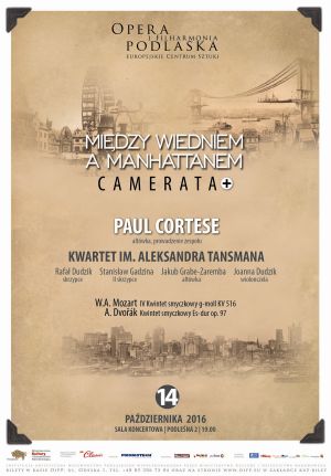 Koncert kameralny „Między Wiedniem a Manhattanem” z cyklu Camerata+