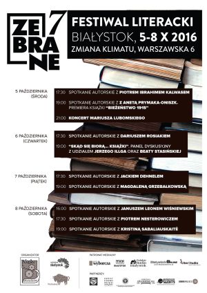 7 Festiwal Literacki Zebrane