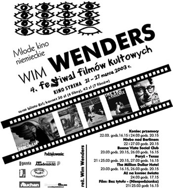 Festiwal filmów Wima Wendersa