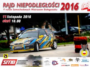 25. Rajd Niepodległości - V runda SMB 2016 