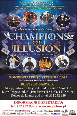 Międzynarodowy festiwal iluzji "Champions of Illusion"