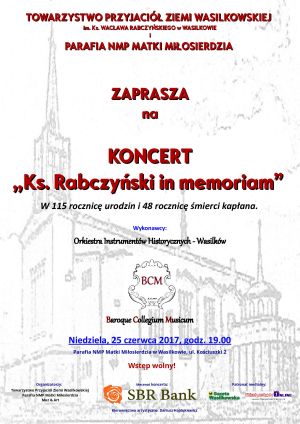 Koncert pt. „Ks. Rabczyński - in memoriam”