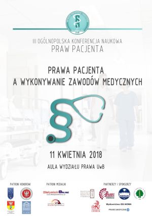 III Ogólnopolska Konferencja Naukowa Praw Pacjenta 