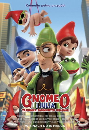 "Gnomeo i Julia. Tajemnica zaginionych krasnali" w Kinie Helios Alfa