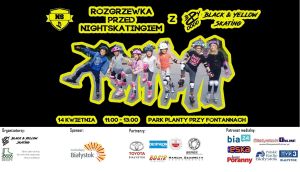 Rozgrzewka przed Nightskatingiem - mini warsztaty nauki jazdy na rolkach