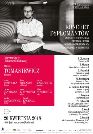 Koncert dyplomantów Uniwersytetu Muzycznego Fryderyka Chopina w OiFP