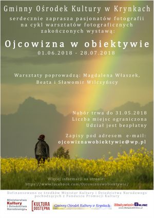 Warsztaty Fotograficzne: “Ojcowizna w obiektywie”