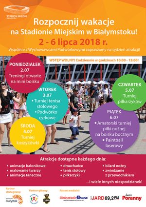 Rozpocznij wakacje na Stadionie 