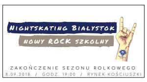 Nowy ROCK szkolny - zakończenie sezonu rolkowego w Białymstoku