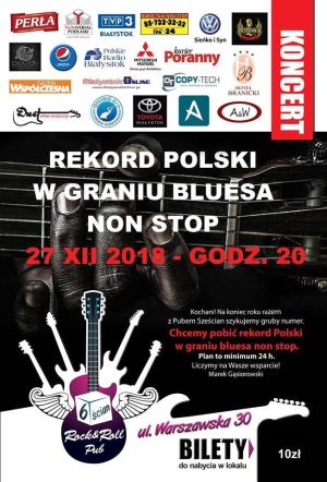 Bijemy rekord Polski w graniu bluesa non stop