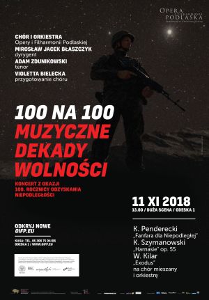 Koncert z okazji 100.rocznicy odzyskania Niepodległości