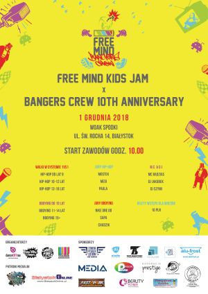 Free Mind Kids Jam x Bangers Crew 10th Anniversary