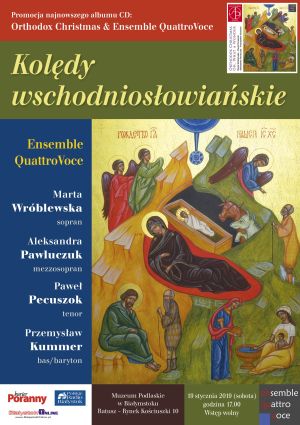 Kolędy Wschodniosłowiańskie - Najnowszy album CD Orthodox Christmas & Ensemble QuattroVoce