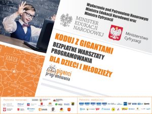 Koduj z Gigantami - warsztaty programowania dla dzieci i młodzieży