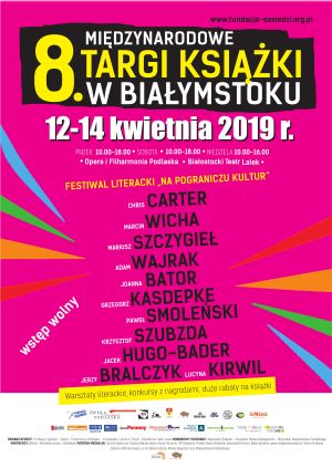8. Międzynarodowe Targi Książki/Festiwal literacki "Na pograniczu kultur"