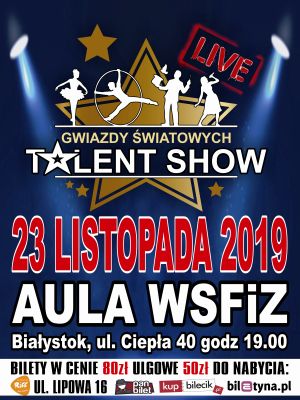 Talent Show na żywo w Białymstoku - ODWOŁANY!
