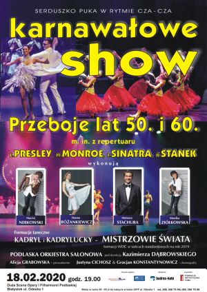 Karnawałowe show „Serduszko puka w rytmie cza-cza”