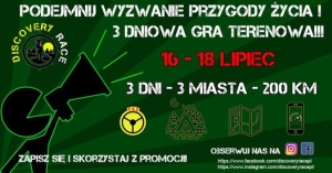 DISCOVERY RACE. 3-dniowa gra terenowa