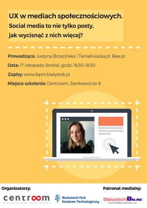 UX w mediach społecznościowych – warsztaty w Centroom