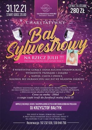 Bal Sylwestrowy na rzecz Julii