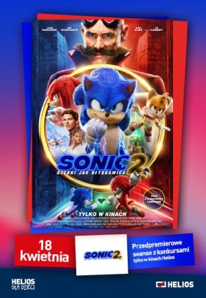 PRZEDPREMIERA w Kinie Helios w Centrum Alfa: Sonic 2. Szybki jak błyskawica