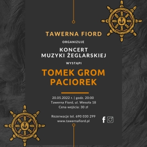 KONCERT szantowy - zagra Grom Tomasz Paciorek