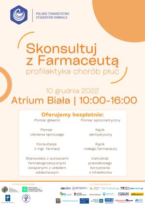 Akcja "Skonsultuj z Farmaceutą" w Atrium Biała