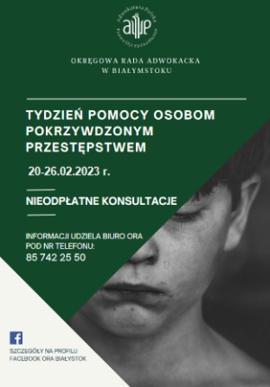 Tydzień Pomocy Osobom Pokrzywdzonym Przestępstwem