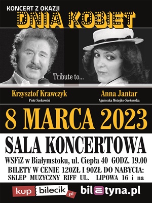 Koncert Tribute to Anna Jantar i Krzysztof Krawczyk na Dzień Kobiet