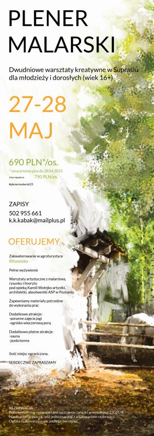 Plener malarski w Supraślu