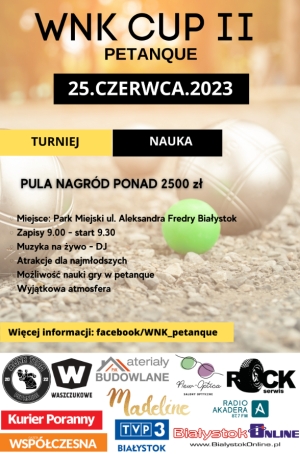 Turniej Petanque WNK Cup 2