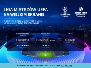 Helios Sport: Liga Mistrzów UEFA Półfinały