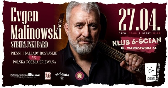 Evgen Malinowski - syberyjski bard w Białymstoku