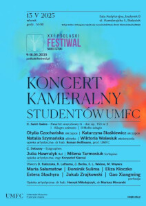 Koncert Kameralny studentów UMFC 