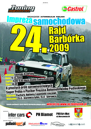 24 Rajd Barbórka 2009