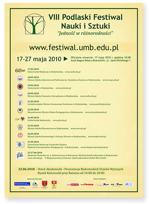 VIII Podlaski Festiwal Nauki i Sztuki