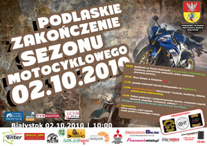 Podlaskie zakończenie sezonu motocyklowego 2010