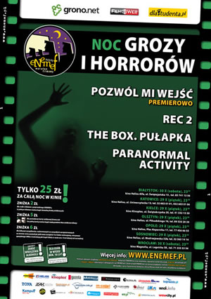 ENEMEF - Noc Grozy i Horrorów w Kinie Helios Centrum Alfa 
