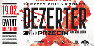 Dezerter - koncert w Gwincie