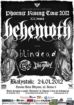 BEHEMOTH - koncert w Białymstoku