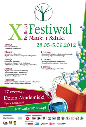 X Podlaski Festiwal Nauki i Sztuki